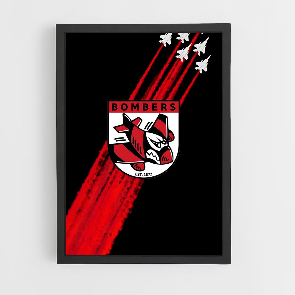 Poster Essendon Skyward – affiche Football australien (vue 2)